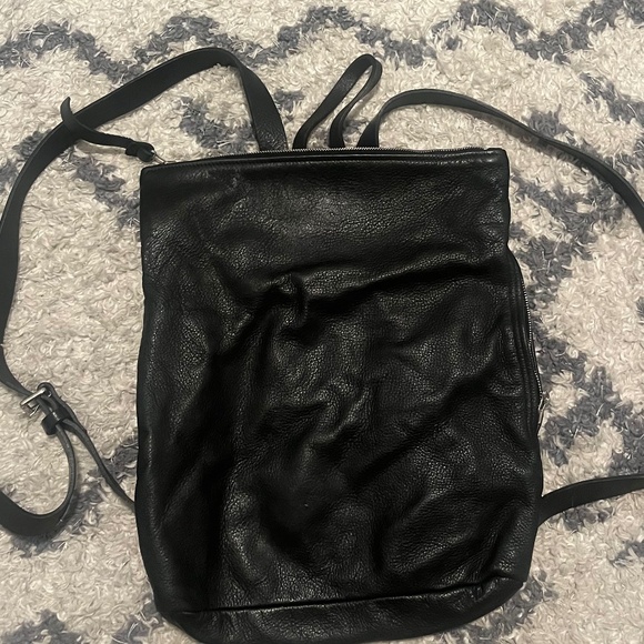 Black Leather backpack